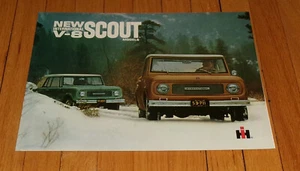 Original 1967 International V-8 Scout Sales Brochure Catalog - Picture 1 of 2