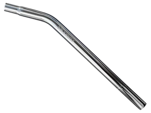 SKYWAY Chromoly Laser Etched Chrome Layback 25.4 BMX Seatpost - Picture 1 of 2