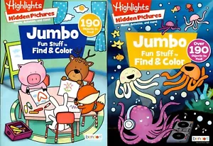 Highlights Hidden Pictures - Jumbo Fun Stuff to Find & Color -  Activity Books - Picture 1 of 2