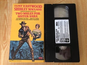 Two Mules For Sister Sara (VHS, 1970) Clint Eastwood, Shirley MacLaine - Picture 1 of 2
