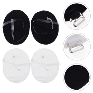 2 Pair Pad Armpit Dress Guards Deodorant Cotton Pads Washable Sweat Pad - Picture 1 of 12