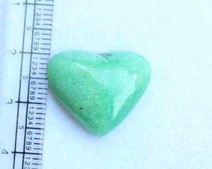 Natural Chrysoprase Hart Shape Cabochon Loose Gemstone 15.10 Ct 21*17.5 mm - Picture 1 of 3