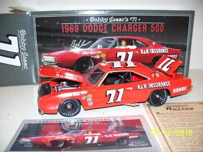 1/24 BOBBY ISSAC  1969 K&K DODGE CHARGER UNIVERSITY RACING - Image 1 of 3