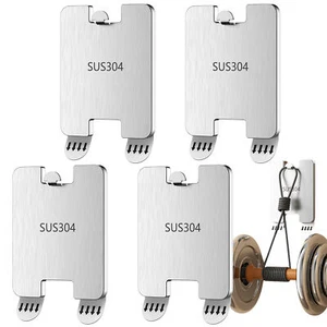 4 Pieces No Damage Picture Hangers Picture Hanging Kit Without Nails No Trace - Picture 1 of 11