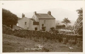 FOTO REAL POSTAL DE HILL INN, CHAPEL-LE-DALE, (CERCA DE INGLESTON) WEST YORKSHIRE - Imagen 1 de 2