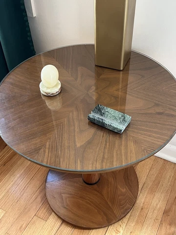 MCM Kipp Stewart For Drexel Side Table From The Drexel Declaration Line Cover