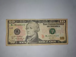 very rare binary $10 bank note - Picture 1 of 2