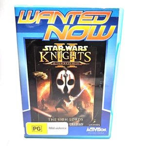 Star Wars Knights of the Old Republic 2 II Videogame game Wanted Now PC 4 Discs - Bild 1 von 3