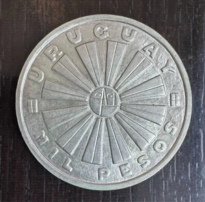 URUGUAY - 1000 PESOS FAO 1969 SANTIAGO - Imagen 1 de 2
