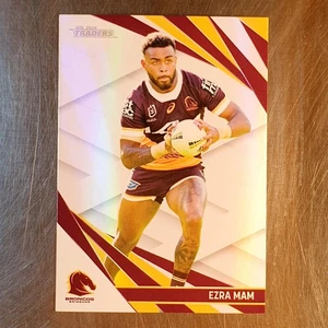 2024 NRL Traders Pearl Special Card Ezra Mam PS006 Brisbane Broncos - Bild 1 von 2