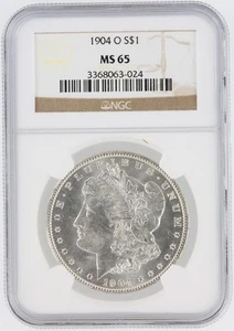 1904-O Morgan Silver Dollar NGC MS65 S$1 New Orleans Minted No Reserve - Picture 1 of 4
