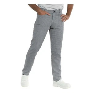 Pantalones Cocinero Yale Slim Fit Pied De Globo Pata Gallo Sal Y Pepe Algodón - Imagen 1 de 3
