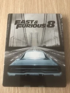 FILM FAST AND & FURIOUS 8 STEELBOOK BLURAY BLU-RAY FRANÇAIS RARE - Picture 1 of 3