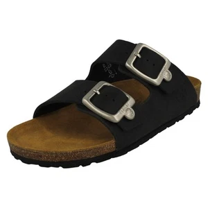 'Ladies Rieker' Adjustable Buckle Strapped Mule Sandals - V8084 - Picture 1 of 10