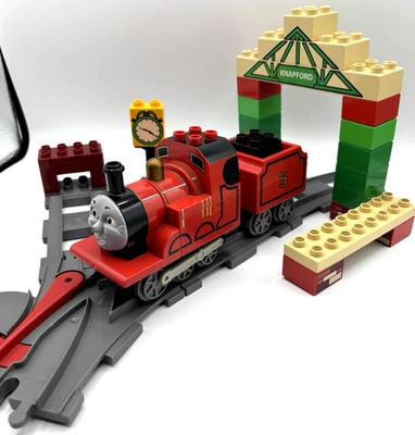 LEGO Duplo James at Knapford Station 5552 Thomas & Friends Series 100% Complete_ - Image 1 of 4