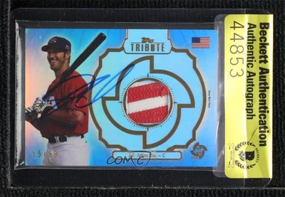 BAS 2013 Topps Tribute WBC Prime Blue /50 JP Arencibia #WPP-JP Authentic Patch - Image 1 of 2