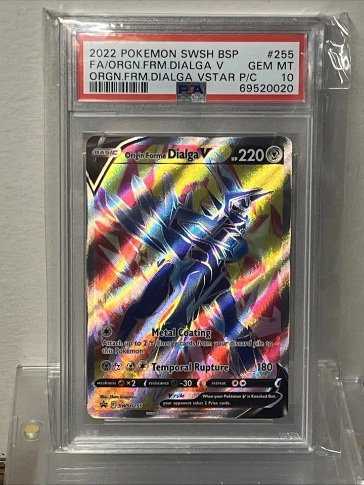 Origin Forme Dialga V SWSH255 SWSH: Sword & Shield Promo Cards Holo PSA 10 - Image 1 of 1