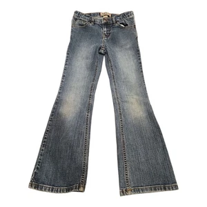 CHILDREN'S PLACE Stonewash Bootcut Stretch Jeans - Size 8 GIRLS School Playtime - Picture 1 of 10