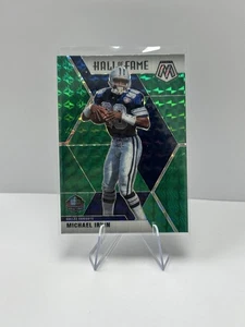 2020 Panini Mosaic - Hall of Fame Michael Irvin #289 Green Mosaic Prizm - Bild 1 von 2