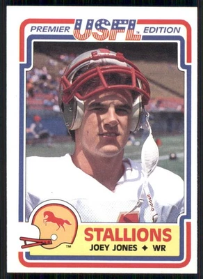 1984 Topps USFL #13 Joey Jones - Image 1 of 2