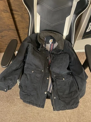 Женская рабочая куртка Carhart с подкладкой средний размер - Изображение 1 из 4