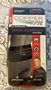 Copper Fit Compression Back Support Copper Infused Unisex 39"-50" Adjustable NEW - Picture 1 of 2