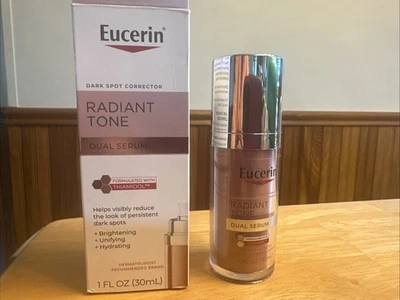 Eucerin Radiant Tone Dark Spot Corrector Dual Serum Skin Care with Thiamidol NEW - Image 1 of 4