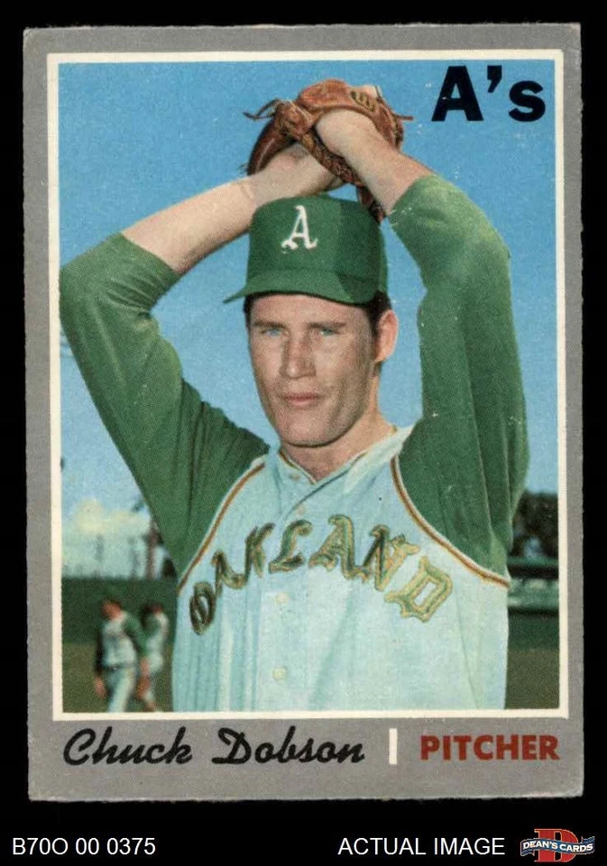 1970 O-Pee-Chee #331 Chuck Dobson Athletics 4 - VG/EX - Image 1 of 1