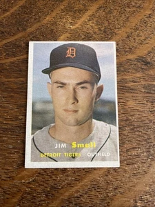 1957 Topps # 33 Jim Small EX - Foto 1 di 6