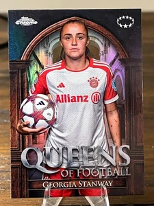 2023-24 Topps Chrome UEFA Women's UCL #QF-5 Georgia Stanway Queens of Football - Bild 1 von 2