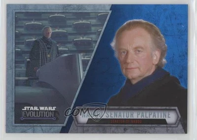 2016 Star Wars Evolution Blue Lightsaber Emperor Palpatine Naboo Senator of 0o9 - Image 1 of 3