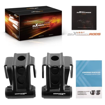 Kit de grilletes reductores de caída de 2" para Dodge Ram 1500 mega cabina 2003-2013 Foto 1 de 4