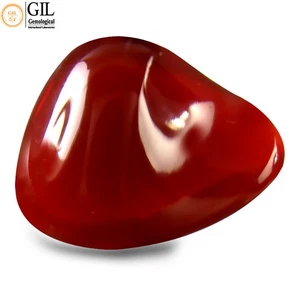 5,40 Ct RARO TOP CERTIFICATO OMAGGIO "GIL" ROSSO BRUNASTRO 100% NATURALE OPALE FUOCO MESSICO - Foto 1 di 7