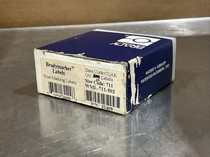 Bradymarker WML-711-502 Wire Marking Labels NOS SURPLUS *Partial Kit 19pcs. - Picture 1 of 2
