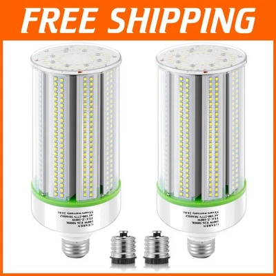 14000lm LED Corn Bulbs 2-Pack, 5000K, Commercial Lighting - Image 1 of 4