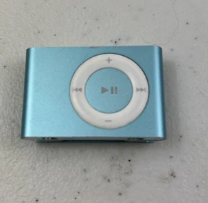 Apple ipod SHUFFLE 2nd Generation Model A1204 Light Blue Untested - Picture 1 of 6