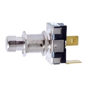 Jandorf 61121 10A 125V 1-polig SPST Kontakt 2-Tab Klemme Drucktastenschalter - Bild 1 von 2