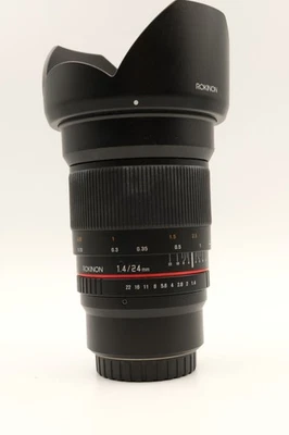 ROKINON 24mm f1.4 Cine Wide Angle Lens for MFT Micro Four Thirds - Image 1 of 4