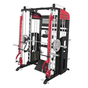 Commercial Smith Machine All-in-One Training Cage, Squat Rack, Jammer Arms, - Picture 1 of 7