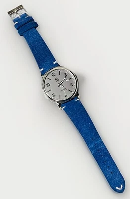 Smith & Bradley Draper, Swiss Auto Mvmt, esfera gris, pulsera de malla de acero, sin usar Foto 1 de 4