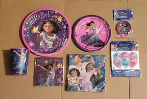 Disney Encanto Kids Birthday Party Supplies Plates Napkins Balloons Candle Cup - Picture 1 of 9