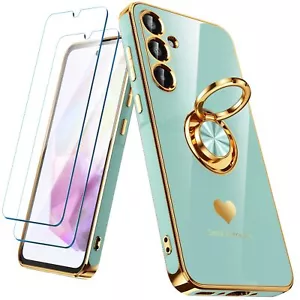 Funda Para Samsung Galaxy A35 5G Case Con Protector De Pantalla Kickstand Mujer - Picture 1 of 6