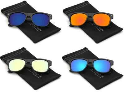 Gafas de sol retro espejadas de color para niños niñas preescolar de 4 a 12 años nuevas Foto 1 de 3