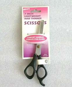 "Tijeras DELGADAS para cabello Allary estilo 7", NEGRAS - Imagen 1 de 4
