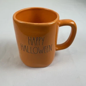 New Without Tags Magenta Rae Dunn Orange Happy Halloween Halloween Ceramic Mug - Picture 1 of 6