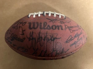 1988 Pittsburgh Steelers Team signiert Wilson Football 35 Unterschriften mit Echtheitszertifikat - Bild 1 von 9