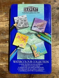 Derwent Water Colour Collection Set of 12 Colouring Artist blocks & Pencils NEW - Picture 1 of 3