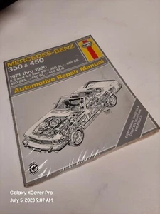 HAYNES MANUAL 63030 (698) *BRAND NEW" SEALED Mercedes-Benz 350 & 450 1971 - 1980 - Bild 1 von 3