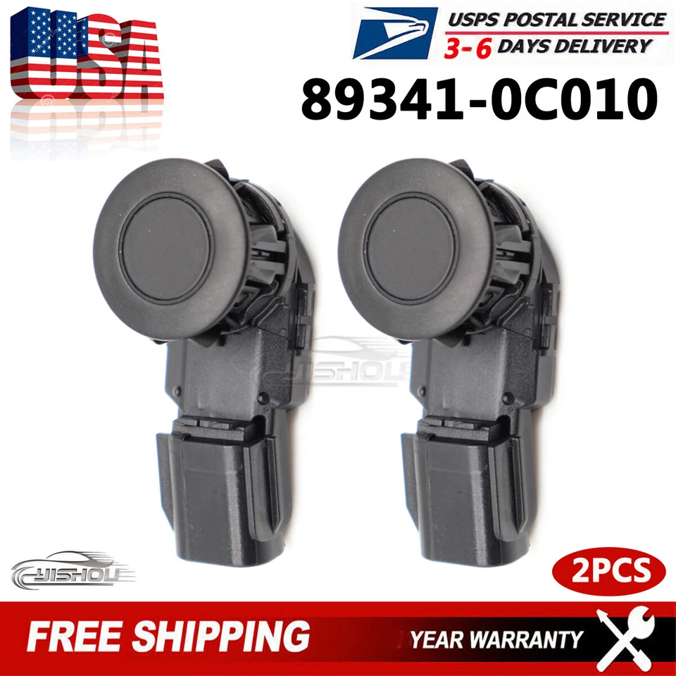 2X NUEVO sensor de estacionamiento de parachoques para Toyota RAV4 2014-2018 Tacoma Tundra 89341-0C010 Foto 1 de 4