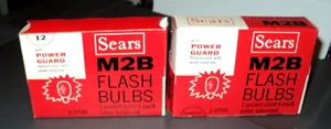 SEARS FLASHBULBS: M2B Blue Birnen: 12 Birnen: mit Power Guard: Taschenformat Box - Bild 1 von 2